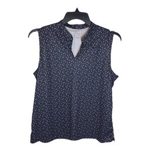 Nike Dri Fit Sleeveless Printed Running Top Gray Women's XL